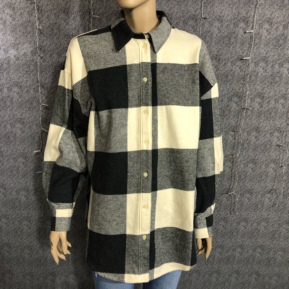 Zara Plaid Flannel Shirt - Picture 2 of 8